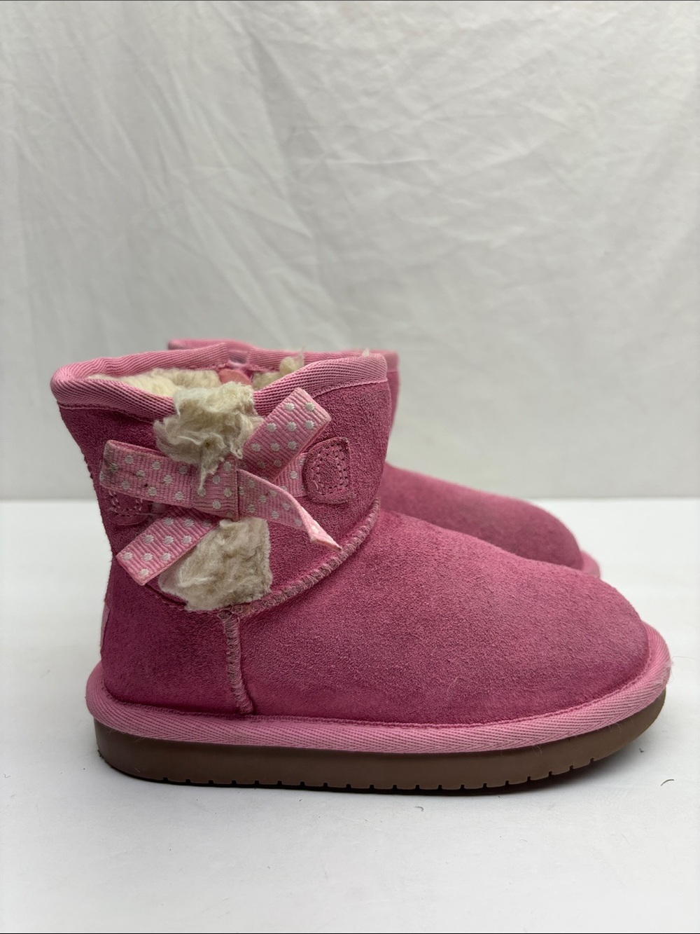 Koolaburra by Ugg bow and zipper boots for toddler girl SZ 10